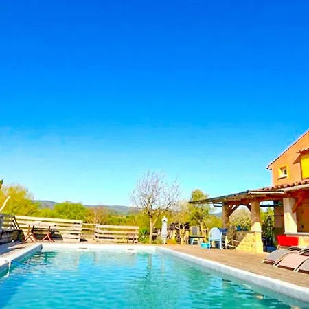 Сasa de vacaciones Authentique Maison Piscine La Cassaigne